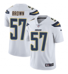 Youth Nike Los Angeles Chargers #57 Jatavis Brown White Vapor Untouchable Limited Player NFL Jersey