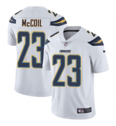 Youth Nike Los Angeles Chargers #23 Dexter McCoil White Vapor Untouchable Limited Player NFL Jersey