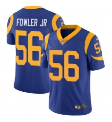 Men's Nike Los Angeles Rams #56 Dante Fowler Jr Royal Blue Alternate Vapor Untouchable Limited Player NFL Jersey