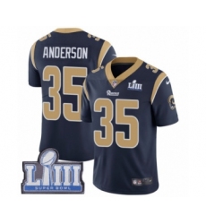Youth Nike Los Angeles Rams #35 C.J. Anderson Navy Blue Team Color Vapor Untouchable Limited Player Super Bowl LIII Bound NFL Jersey