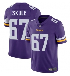 Men's Minnesota Vikings #67 Justin Skule Purple 2025 Vapor Untouchable Limited Football Stitched Jersey
