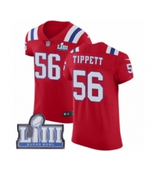 Men's Nike New England Patriots #56 Andre Tippett Red Alternate Vapor Untouchable Elite Player Super Bowl LIII Bound NFL Jersey