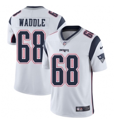 Youth Nike New England Patriots #68 LaAdrian Waddle White Vapor Untouchable Limited Player NFL Jersey