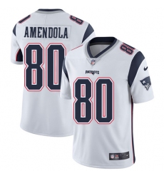 Youth Nike New England Patriots #80 Danny Amendola White Vapor Untouchable Limited Player NFL Jersey