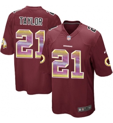 Men's Nike Washington Redskins #21 Sean Taylor Limited Burgundy Red Strobe NFL Jersey
