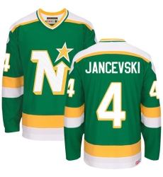 Men's CCM Dallas Stars #4 Craig Hartsburg Premier Green Throwback NHL Jersey