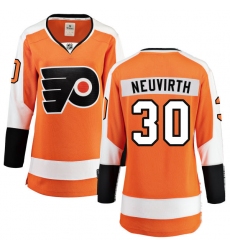 Women's Philadelphia Flyers #30 Michal Neuvirth Fanatics Branded Orange Home Breakaway NHL Jersey