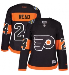 Women's Reebok Philadelphia Flyers #24 Matt Read Premier Black 2017 Stadium Series NHL Jersey