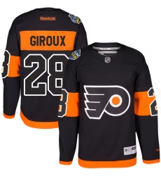 Youth Reebok Philadelphia Flyers #28 Claude Giroux Authentic Black 2017 Stadium Series NHL Jersey