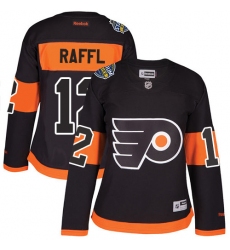 Women's Reebok Philadelphia Flyers #12 Michael Raffl Authentic Black 2017 Stadium Series NHL Jersey