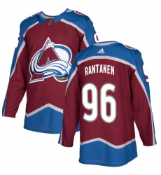 Youth Adidas Colorado Avalanche #96 Mikko Rantanen Premier Burgundy Red Home NHL Jersey