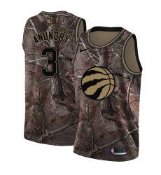 Women's Nike Toronto Raptors #3 OG Anunoby Swingman Camo Realtree Collection NBA Jersey