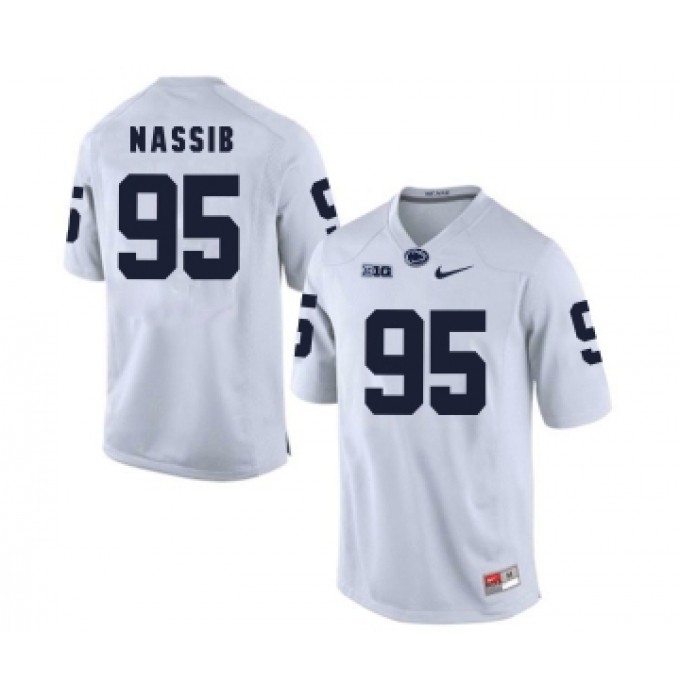 Penn State Nittany Lions 95 Carl Nassib White College Football Jersey