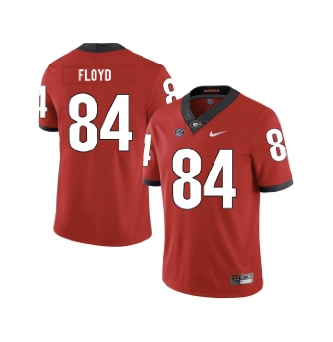 Georgia Bulldogs 84 Leonard Floyd Red Nike College Football Jersey