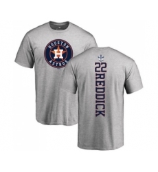 MLB Nike Houston Astros #22 Josh Reddick Ash Backer T-Shirt