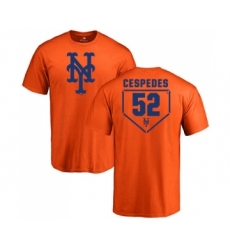 MLB Nike New York Mets #52 Yoenis Cespedes Orange RBI T-Shirt