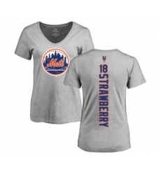 MLB Women's Nike New York Mets #20 Neil Walker Royal Blue Backer T-Shirt