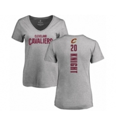 Basketball Women's Cleveland Cavaliers #20 Brandon Knight Ash Backer T-Shirt