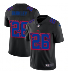 Men's New York Giants #26 Saquon Barkley Black Nike Black Shadow Edition Limited Jersey Men's New York Giants #26 Saquon Barkley Black Nike Black Shadow Edition Limited Jersey