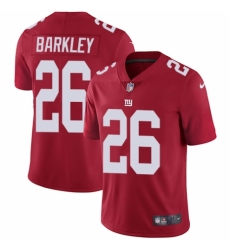 Youth Nike New York Giants #26 Saquon Barkley Red Alternate Vapor Untouchable Limited Player NFL Jersey Youth Nike New York Giants #26 Saquon Barkley Red Alternate Vapor Untouchable Limited Player NFL Jersey
