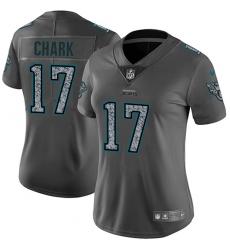 Women's Nike Jacksonville Jaguars #89 DJ Chark Gray Static Vapor Untouchable Limited NFL Jersey