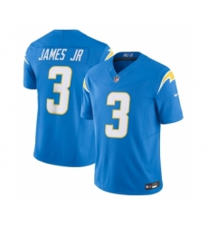 Men's Nike Los Angeles Chargers #3 Derwin James Jr. Blue 2023 F.U.S.E. Vapor Untouchable Limited Stitched Jersey