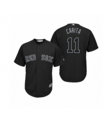 Youth Boston Red Sox #11 Rafael Devers Carita Black 2019 Players Weekend Replica Jersey