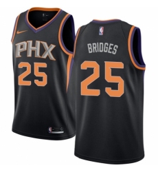 Women's Nike Phoenix Suns #25 Mikal Bridges Swingman Black NBA Jersey Statement Edition