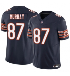 Men's Chicago Bears #87 Jordan Murray Navy 2025 F.U.S.E. Vapor Football Stitched Jersey