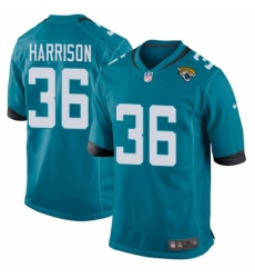 Men's Nike Jacksonville Jaguars #36 Ronnie Harrison Game Black Alternate NFL Jersey