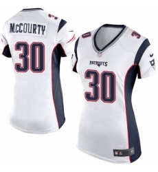 Women's Nike New England Patriots #30 Jason McCourty Game White NFL Jersey