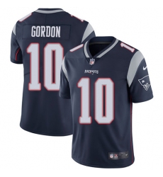 Youth Nike New England Patriots #10 Josh Gordon Navy Blue Team Color Vapor Untouchable Limited Player NFL Jersey