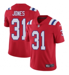 Youth Nike New England Patriots #31 Jonathan Jones Red Alternate Vapor Untouchable Limited Player NFL Jersey