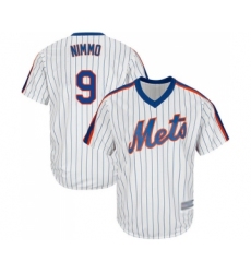 Youth New York Mets #9 Brandon Nimmo Authentic White Alternate Cool Base Baseball Jersey