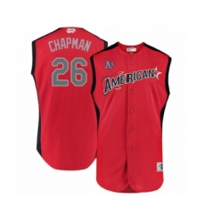 Youth Oakland Athletics #26 Matt Chapman Authentic Red American League 2019 Baseball All-Star Jersey