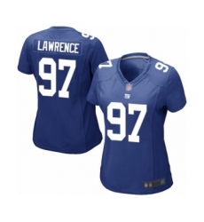Women's New York Giants #97 Dexter Lawrence Limited Black 2016 Salute to Service Football Jersey