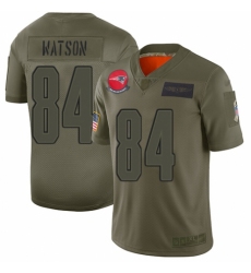 Women's New England Patriots #84 Benjamin Watson Limited Camo 2019 Salute to Service Football Jersey