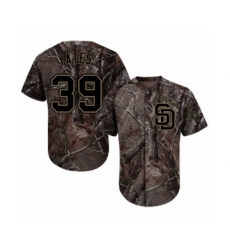 Men's San Diego Padres #39 Kirby Yates Authentic Camo Realtree Collection Flex Base Baseball Jersey