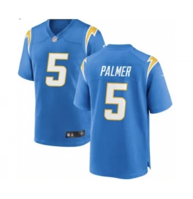 Men's Los Angeles Chargers #5 Josh Palmer Blue Vapor Untouchable Limited Stitched Jersey