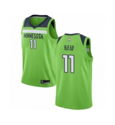 Youth Minnesota Timberwolves #11 Naz Reid Swingman Green Basketball Jersey Statement Edition