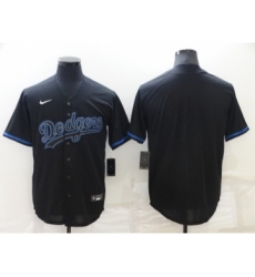 Men's Los Angeles Dodgers Blank Lights Out Black Fashion Stitched MLB Cool Base Nike Jersey