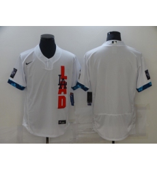 Men's Los Angeles Dodgers Blank Nike White 2021 All-Star Game Replica Jersey