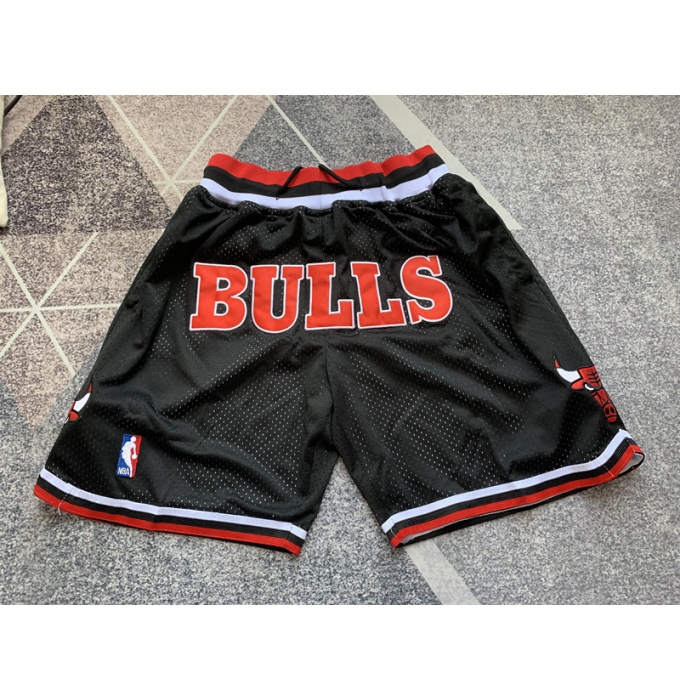 Men's Chicago Bulls Black Shorts