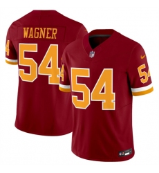 Men's Washington Commanders #54 Bobby Wagner Burgundy 2025 F.U.S.E. Throwback Limited Football Stitched Jersey Men's Washington Commanders #54 Bobby Wagner Burgundy 2025 F.U.S.E. Throwback Limited Football Stitched Jersey
