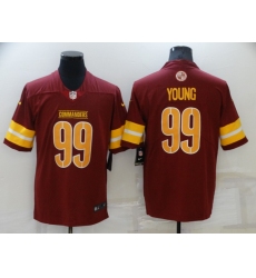 Men's Washington Commanders #99 Chase Young 2022 Burgundy Game Stitched Jersey Men's Washington Commanders #99 Chase Young 2022 Burgundy Game Stitched Jersey