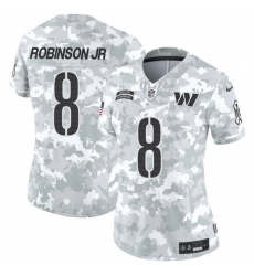 Women's Washington Commanders #8 Brian Robinson Jr. 2024 F.U.S.E Arctic Camo Salute To Service(Run Small) Women's Washington Commanders #8 Brian Robinson Jr. 2024 F.U.S.E Arctic Camo Salute To Service(Run Small)