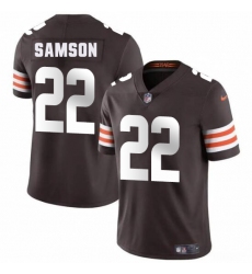 Men's Cleveland Browns #22 Samson Brown 2025 Vapor Limited Football Stitched Jersey Men's Cleveland Browns #22 Samson Brown 2025 Vapor Limited Football Stitched Jersey