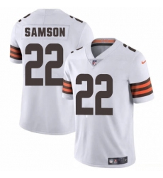 Men's Cleveland Browns #22 Samson White 2025 Vapor Limited Football Stitched Jersey Men's Cleveland Browns #22 Samson White 2025 Vapor Limited Football Stitched Jersey