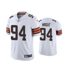 Men's Cleveland Browns #94 Alex Wright White Vapor Untouchable Limited Stitched Jersey Men's Cleveland Browns #94 Alex Wright White Vapor Untouchable Limited Stitched Jersey