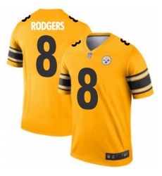 Men's Pittsburgh Steelers #8 Kenny Pickett Vapor Limited Inverted Gold Stitched NFL Jersey